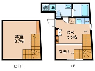 COCOCUBE久が原の物件間取画像